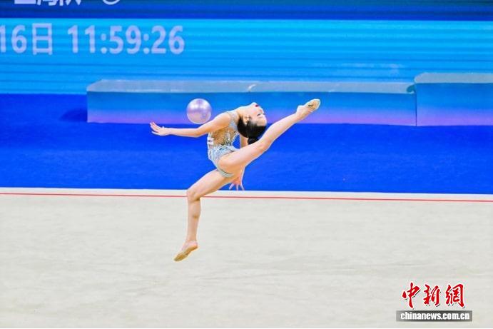 全国艺术体操冠军赛在陕西铜川开幕 体文商农融